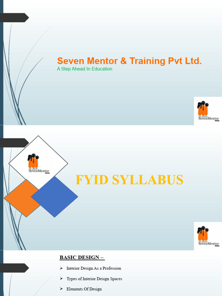 Comprehensive Interior Design Curriculum | PDF | Interior Design ...