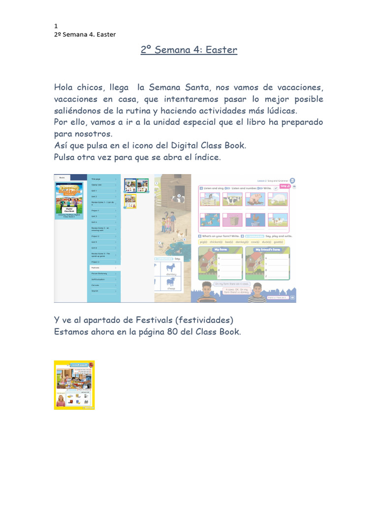 Actividades de Semana Santa: Easter | PDF | Estudios de idiomas ...