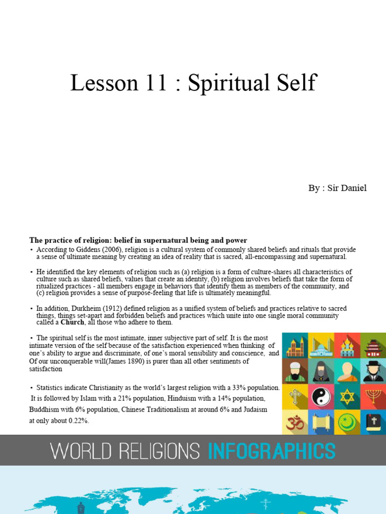 GeD101 - Spiritual Self | PDF | Religious Belief And Doctrine