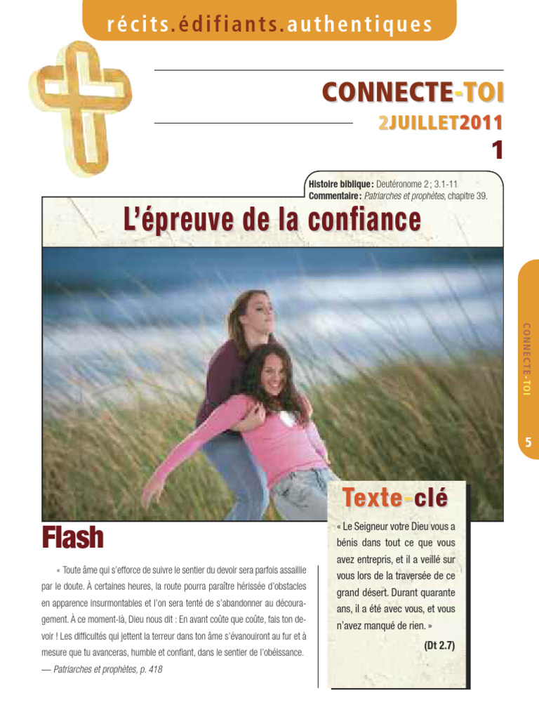Confiance et foi dans l'épreuve divine | PDF | Dieu | Doctrines et ...