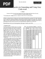 Another Perspective in Generating and Using Gray Code-Word: Elektrika