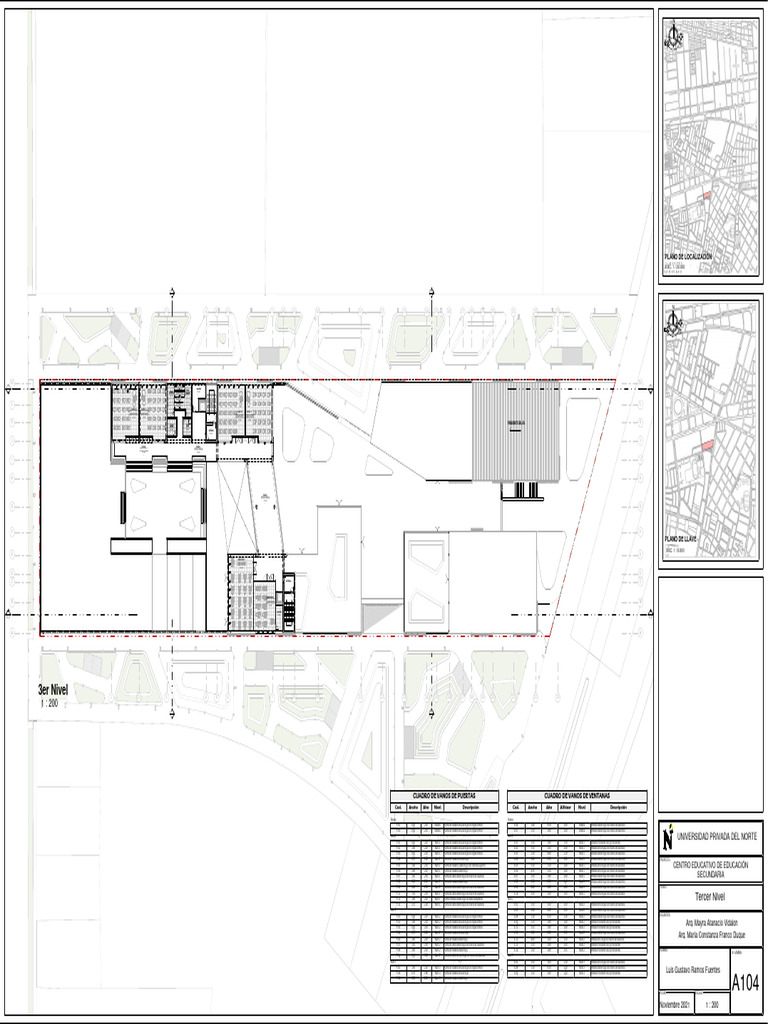 Plano - A104 - Tercer Nivel | PDF