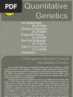 Quantitative Genetics