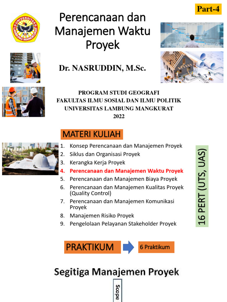 4 Manajemen Waktu Wbs Proyek Part 4 Pdf