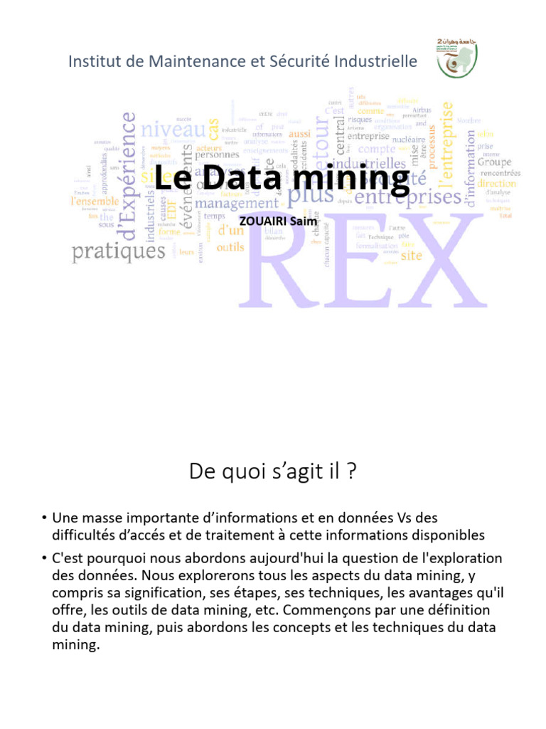Introduction au Data Mining | PDF | Minage des données | Informatique