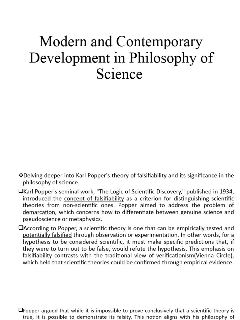 Philosophy of Science Theories | PDF | Falsifiability | Paradigm