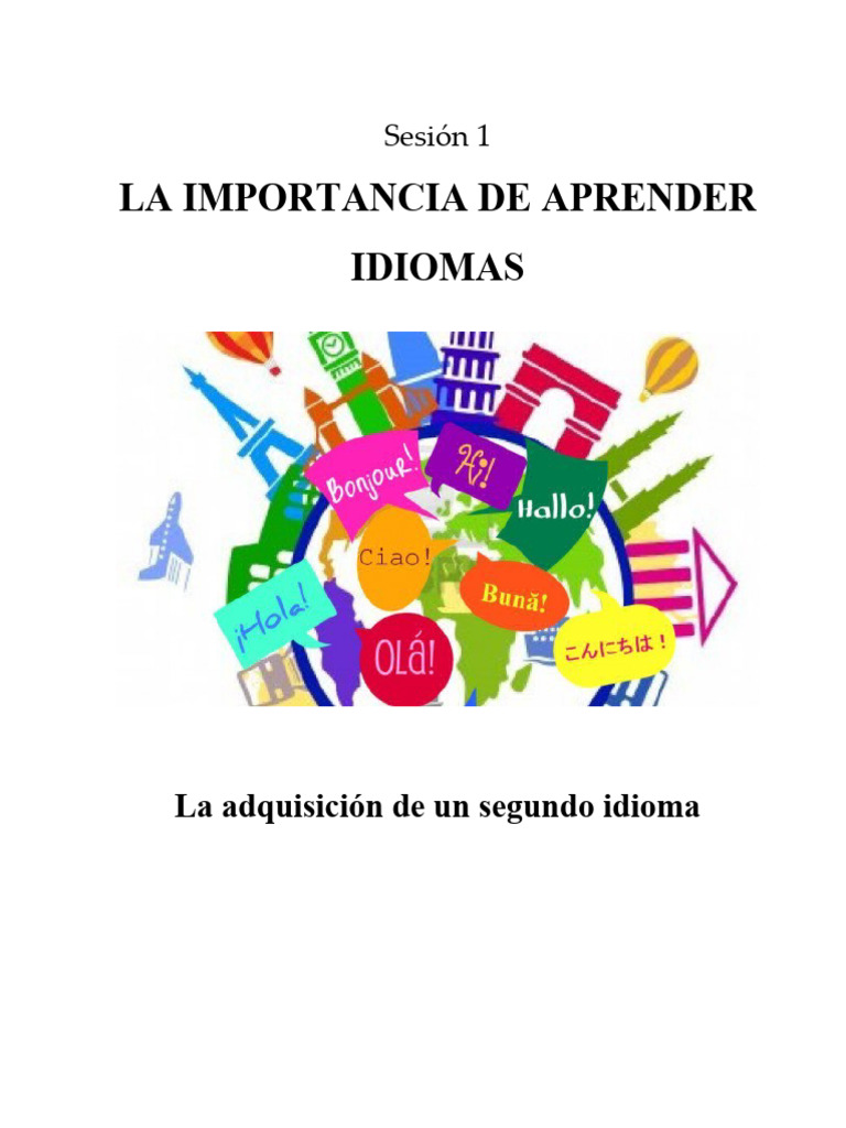 Reading About Importance Of Learning English Pdf Aprendizaje