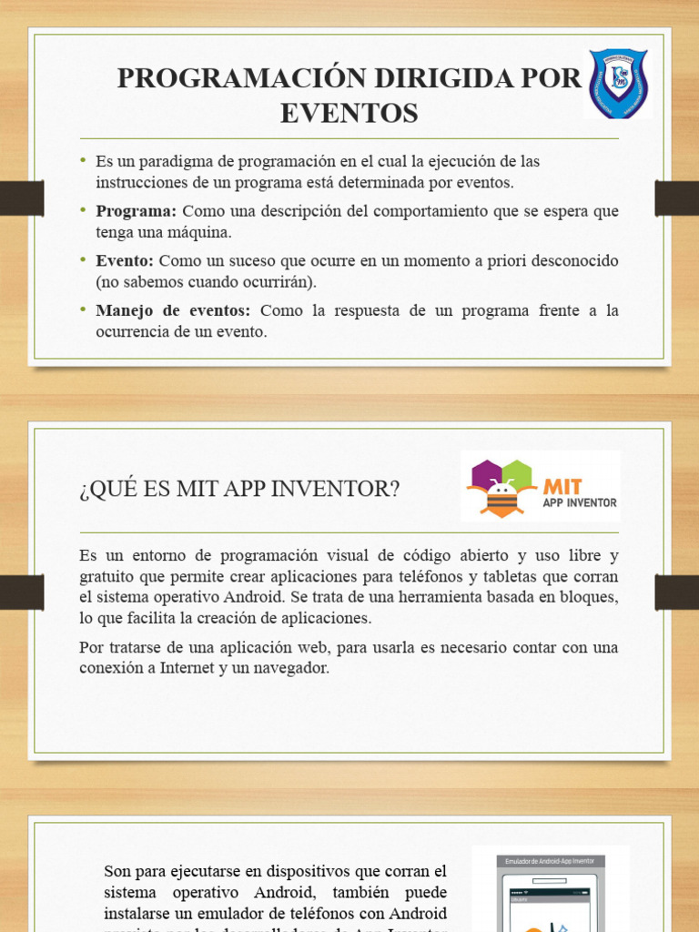 Programación Dirigida Por Eventos | PDF | Software de la aplicacion ...