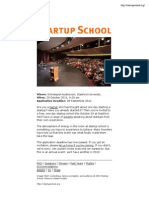 2011 Startup School