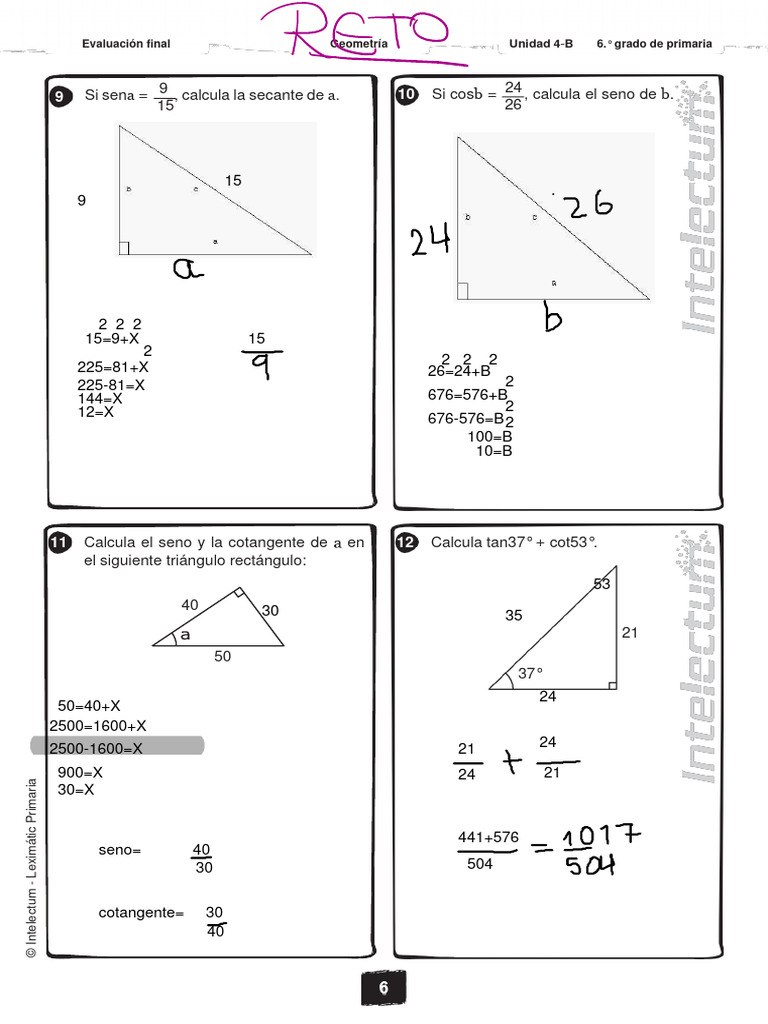 6TO GRADO - MATE 2 | Descargar gratis PDF | Geometría Elemental ...