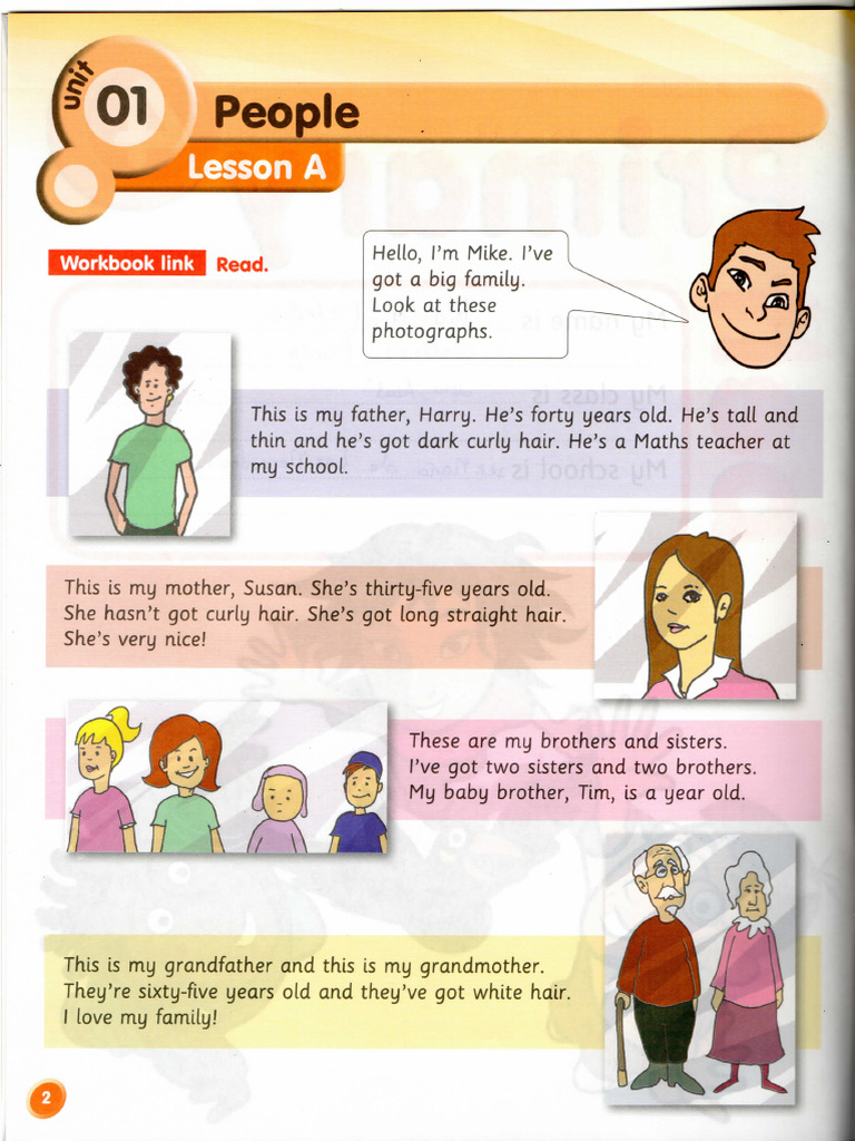 Family and Daily Life Workbook 4 | PDF