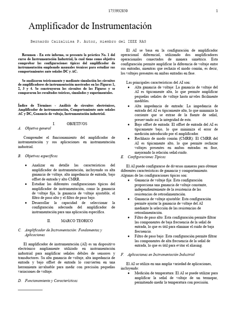 Formato Presentacion Documentos Normas Ieee | PDF | Red eléctrica ...