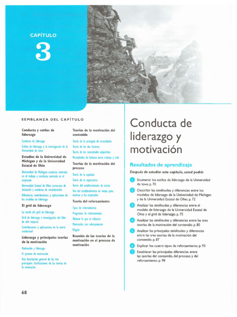 Lid - Cap - 3. Conducta de Liderazgo y Motivación | PDF