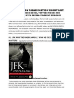 The Kennedy Assassination: Short List of Recommended Books, Videos and Interviews With Latest New Evidence Exonerating Oswald