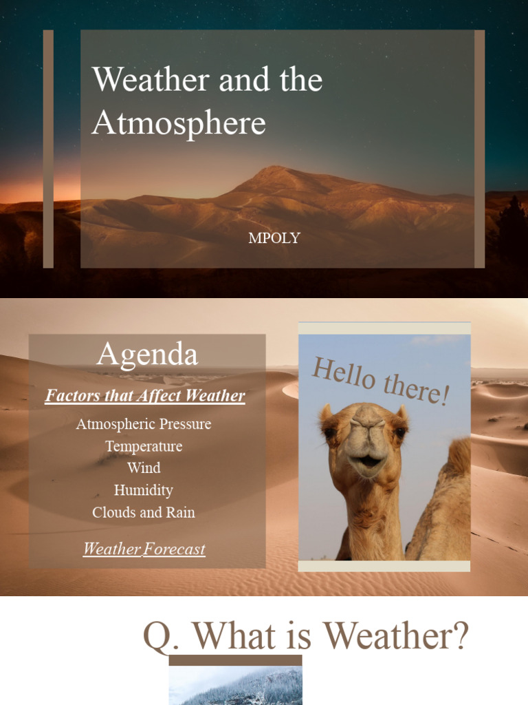 Weather and The Atmosphere - Part2 | PDF | Cloud | Atmosphere Of Earth