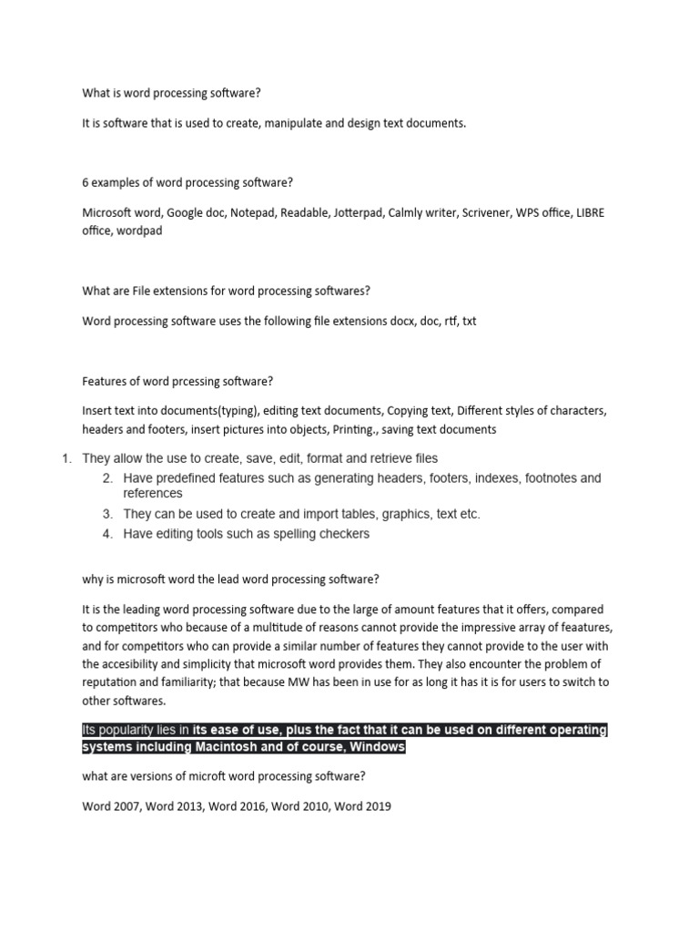 Microsoft Word | PDF