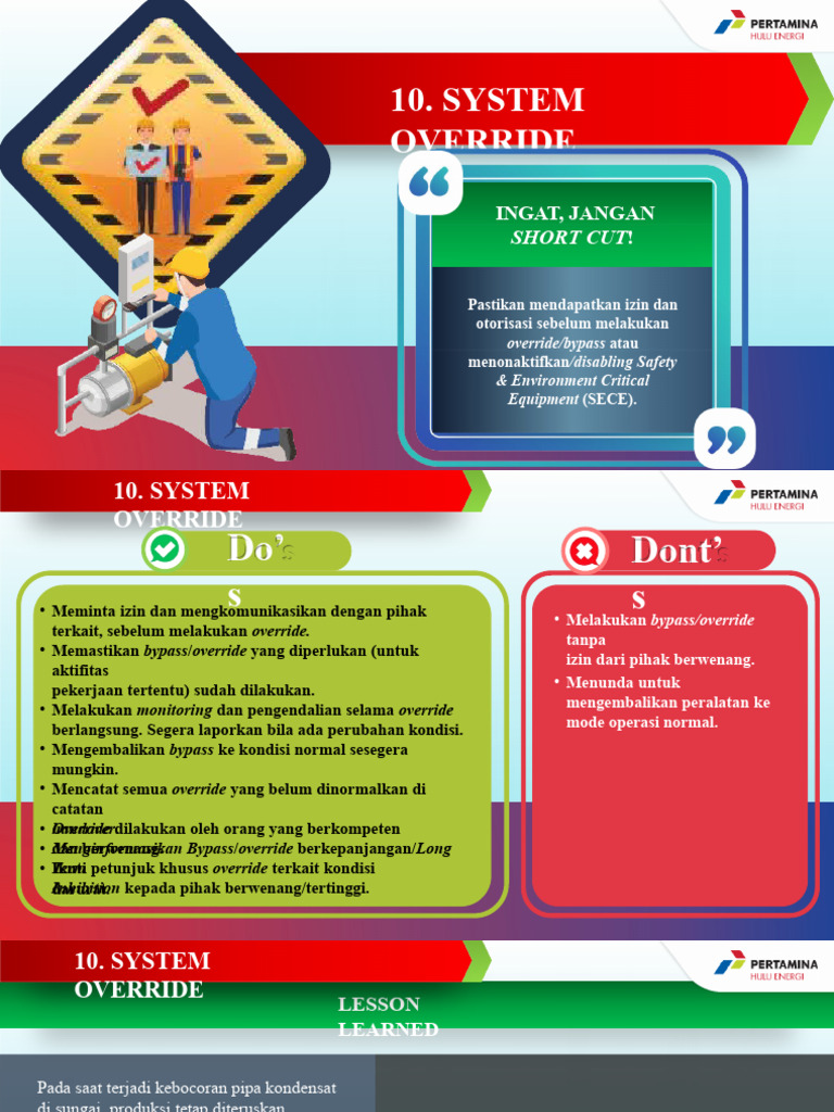 Prosedur Sistem Override yang Aman | PDF