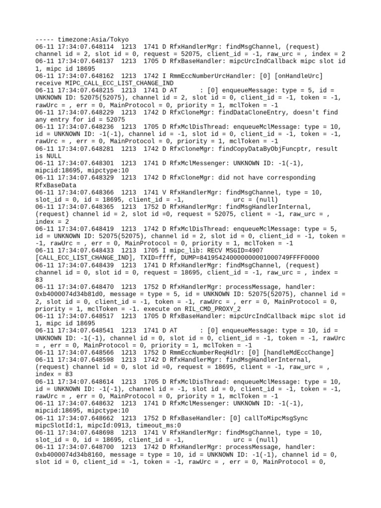 Radio Log 3 2024 0611 173429 | PDF | Wireless | Mobile Technology