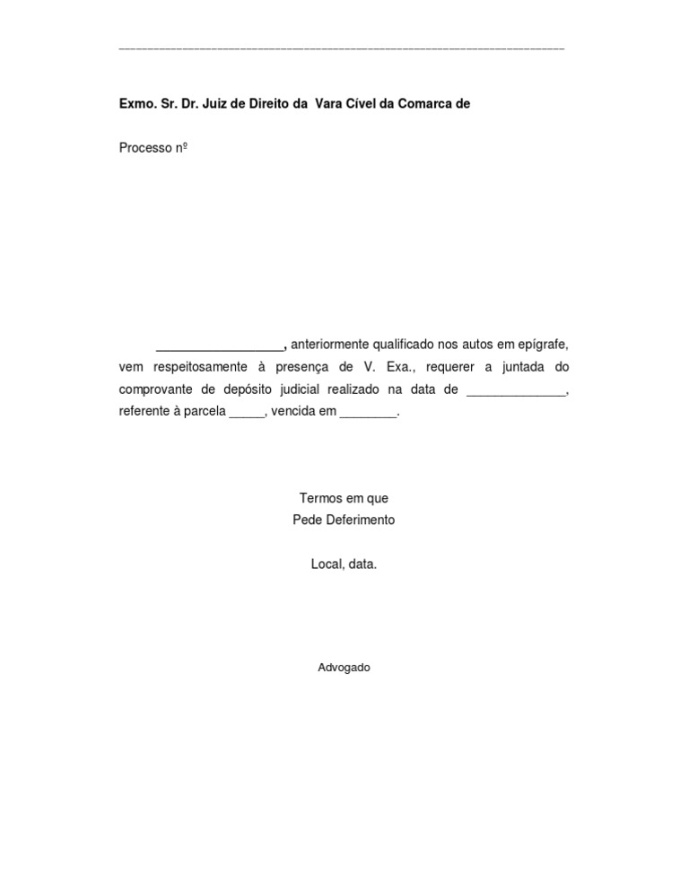 Petição de Juntada