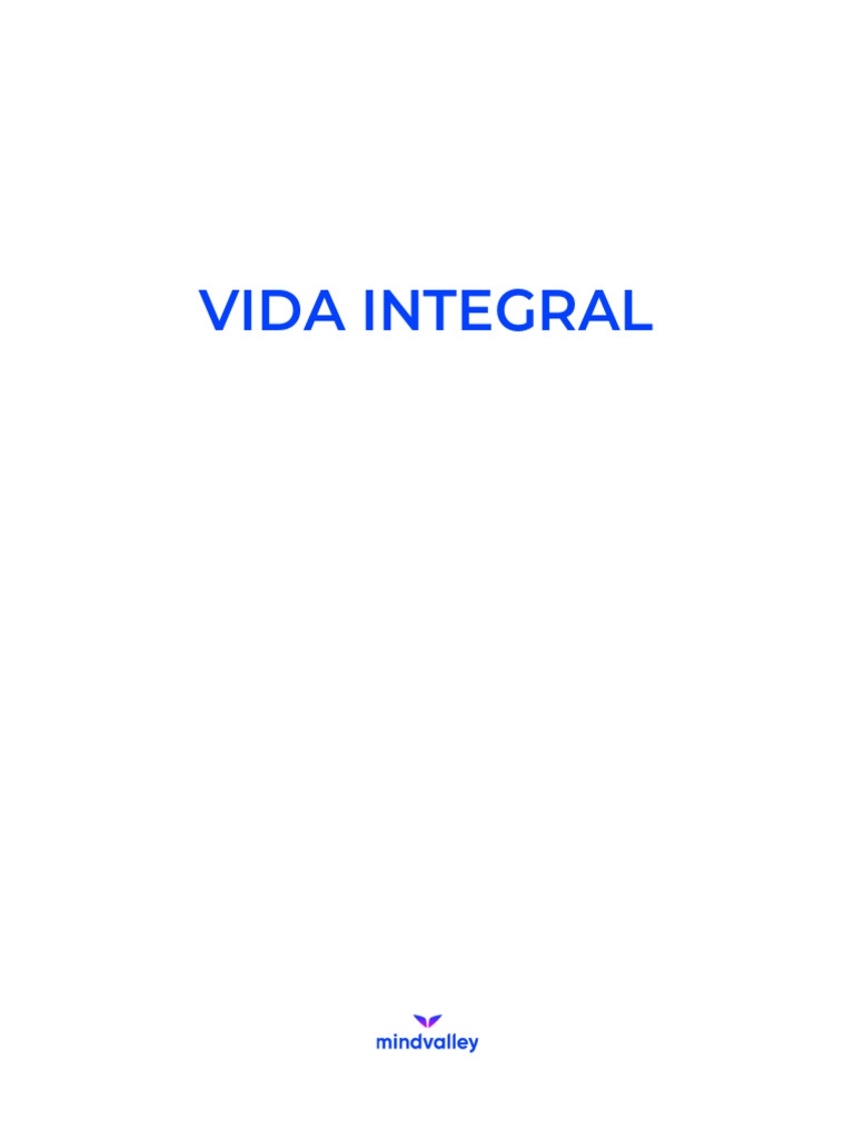 Vida Integral - Cuaderno de Ejercicios | PDF | Dieta | Mente