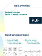 Basic Signal Conversion: Binary Code Sampling Concepts Digital To Analog Converters
