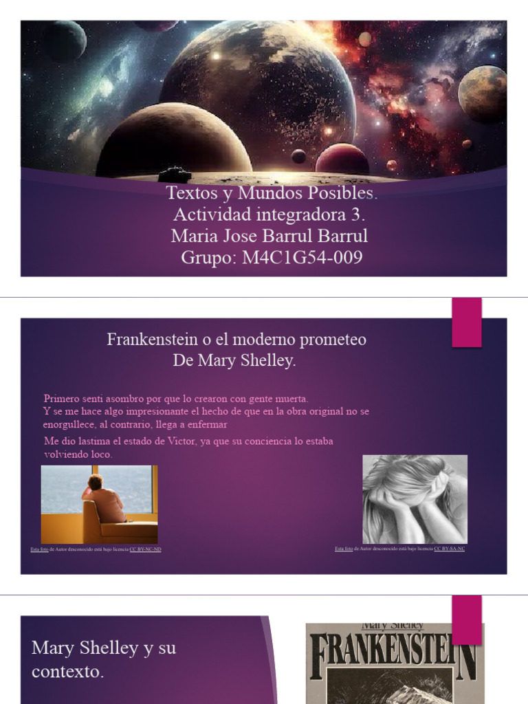 Módulo 4 Prepa En Línea Sep Pdf Frankenstein