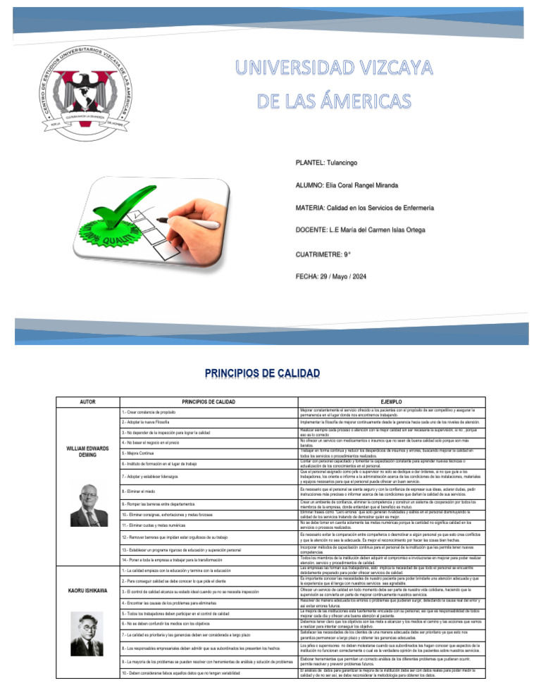 Principios De Calidad Pdf Calidad Comercial Business