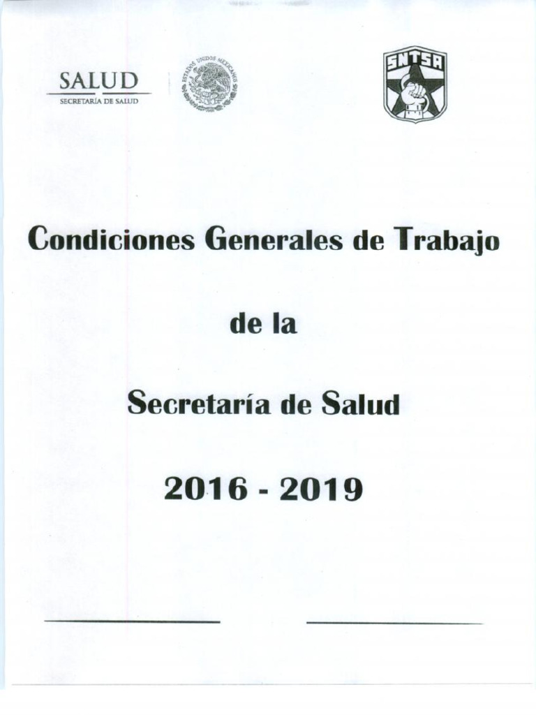 Condiciones Generales de Trabajo 20230724 0440 | PDF