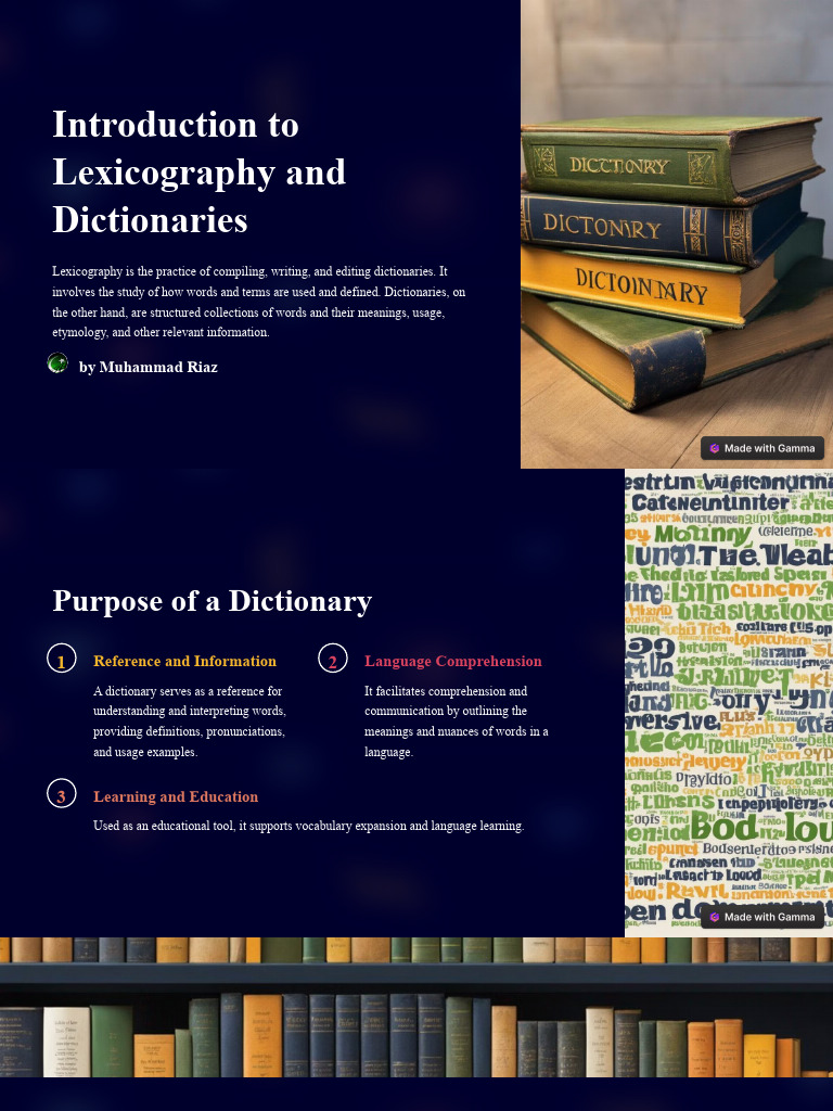 Introduction to Lexicography | PDF | Dictionary | Lexicography