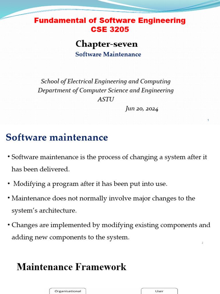 Software Maintenance Guide | PDF | System | Software
