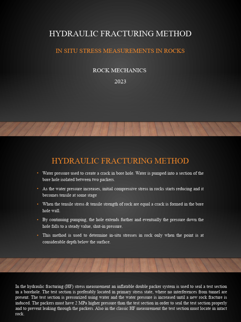Hydraulic Fracturing 1 Pdf Stress Mechanics Strength Of Materials