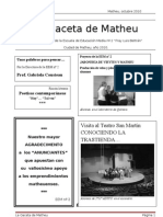 La Gaceta de Matheu Version Para Anibal