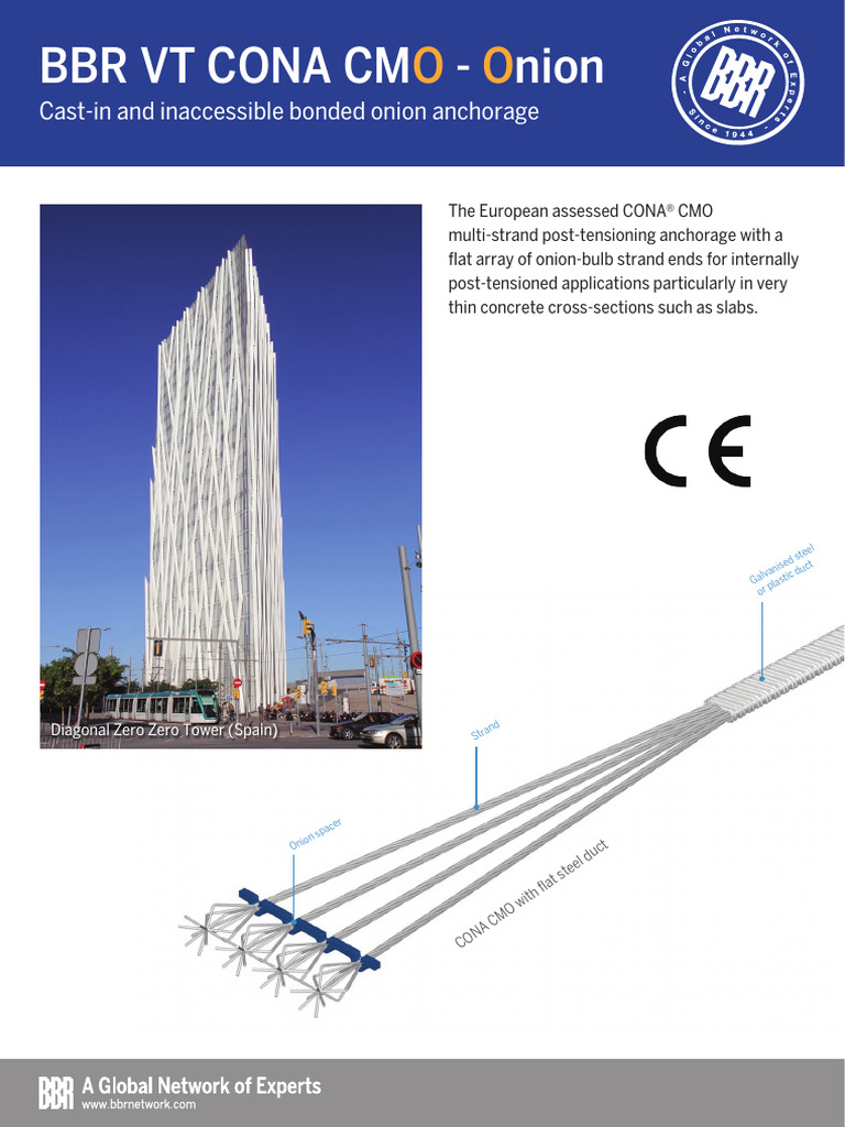 BBR VT CONA CMO Flyer Rev2 0420 | PDF | Prestressed Concrete ...