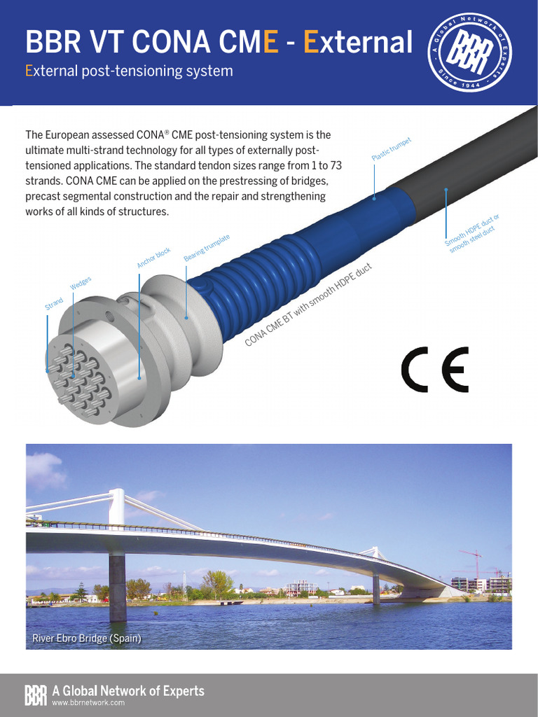BBR VT CONA CME Flyer Rev4 0420 | PDF | Prestressed Concrete ...