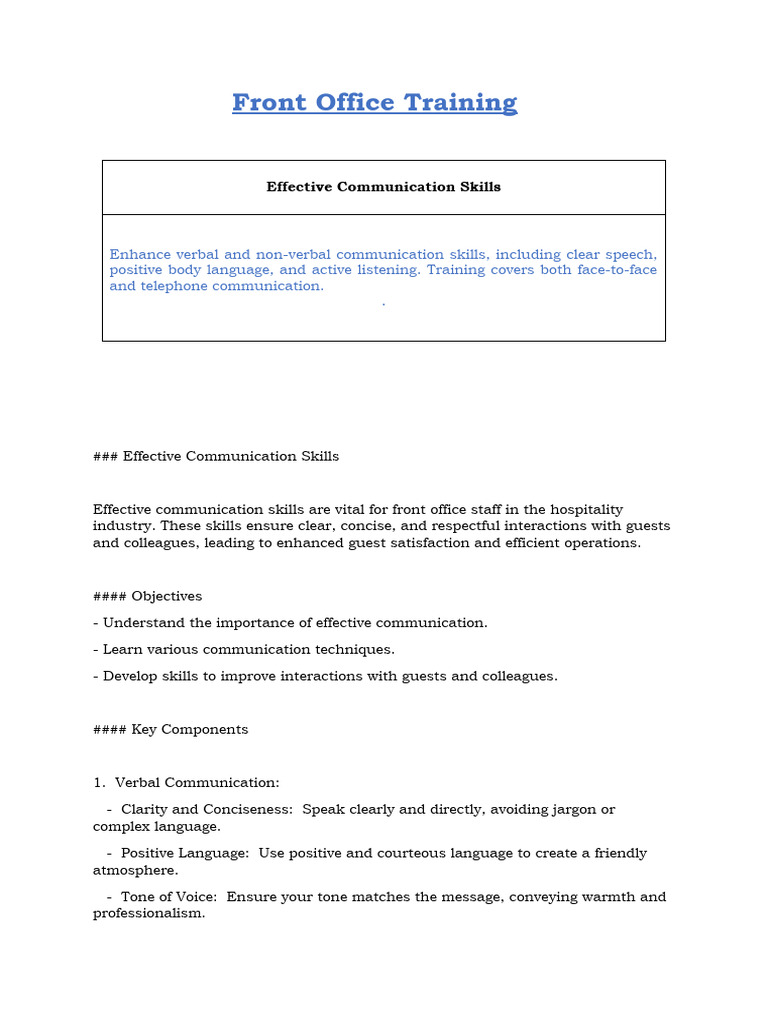 EFFECTIVE COMMUNICATION TRAINING PDF visual data 2