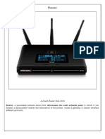 Router: Router: A Specialized Network Device That Determines The Next Network Point To Which It Can