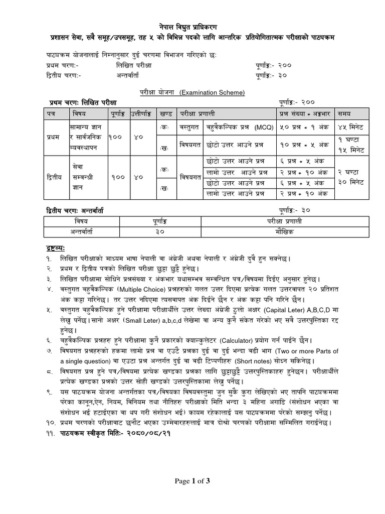 NEA Syllabus | PDF