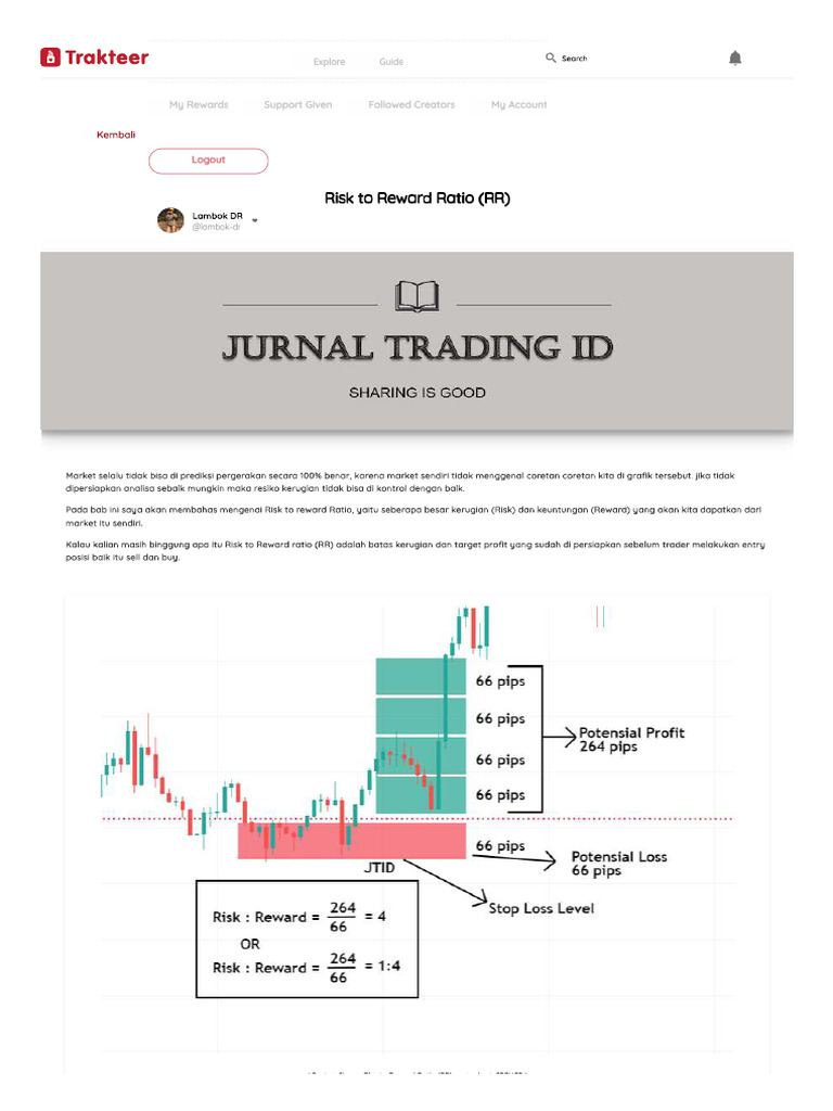Risk To Reward Ratio | PDF
