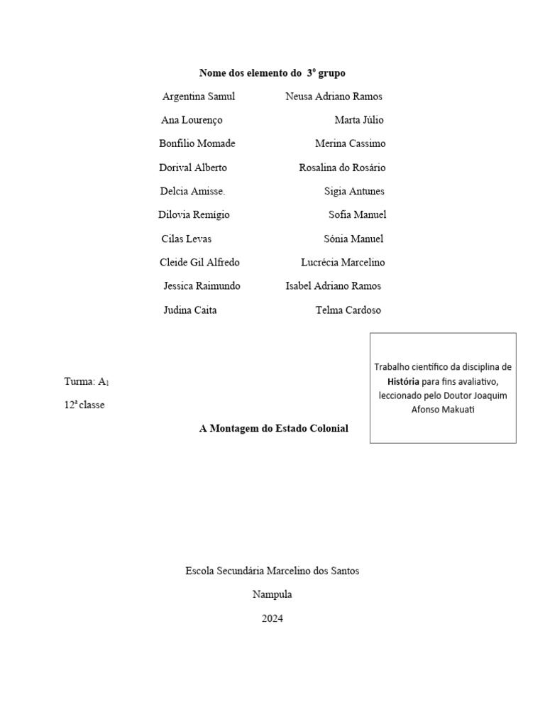 Documento W | PDF