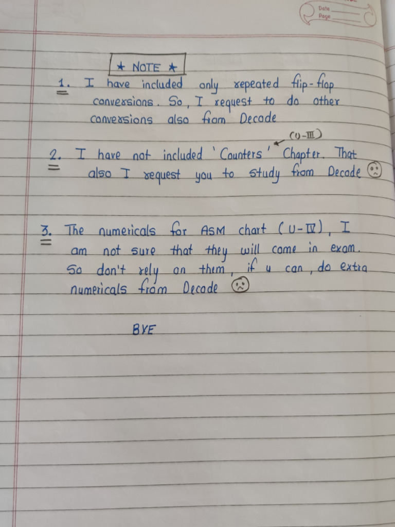 Deld Endsem Notes by DK ? | PDF