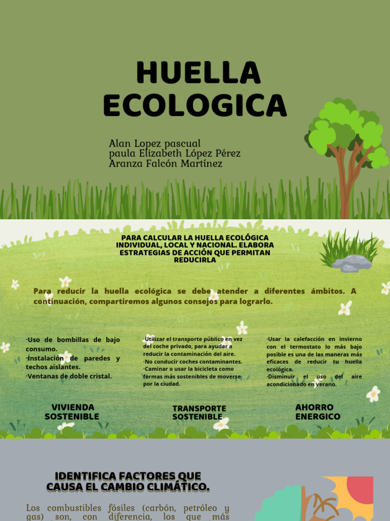 Reducir la Huella Ecológica | PDF | Gases de efecto invernadero ...