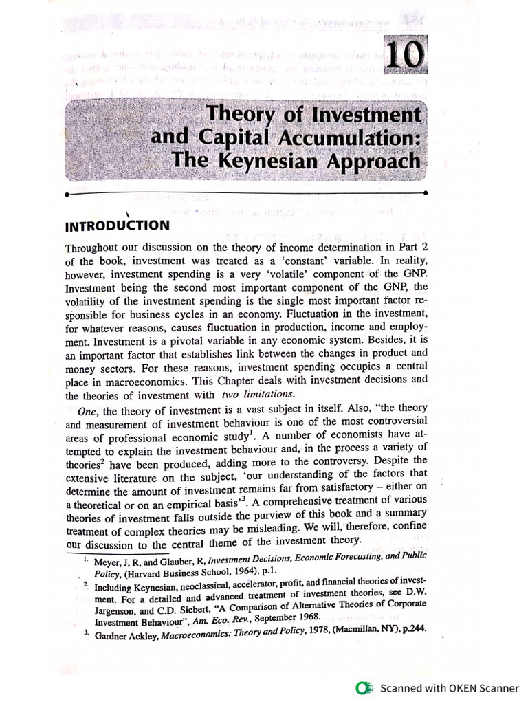 Investment | PDF