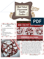 Cookin' Cowgirl - Red Velvet Peppermint Crinkle Cookies