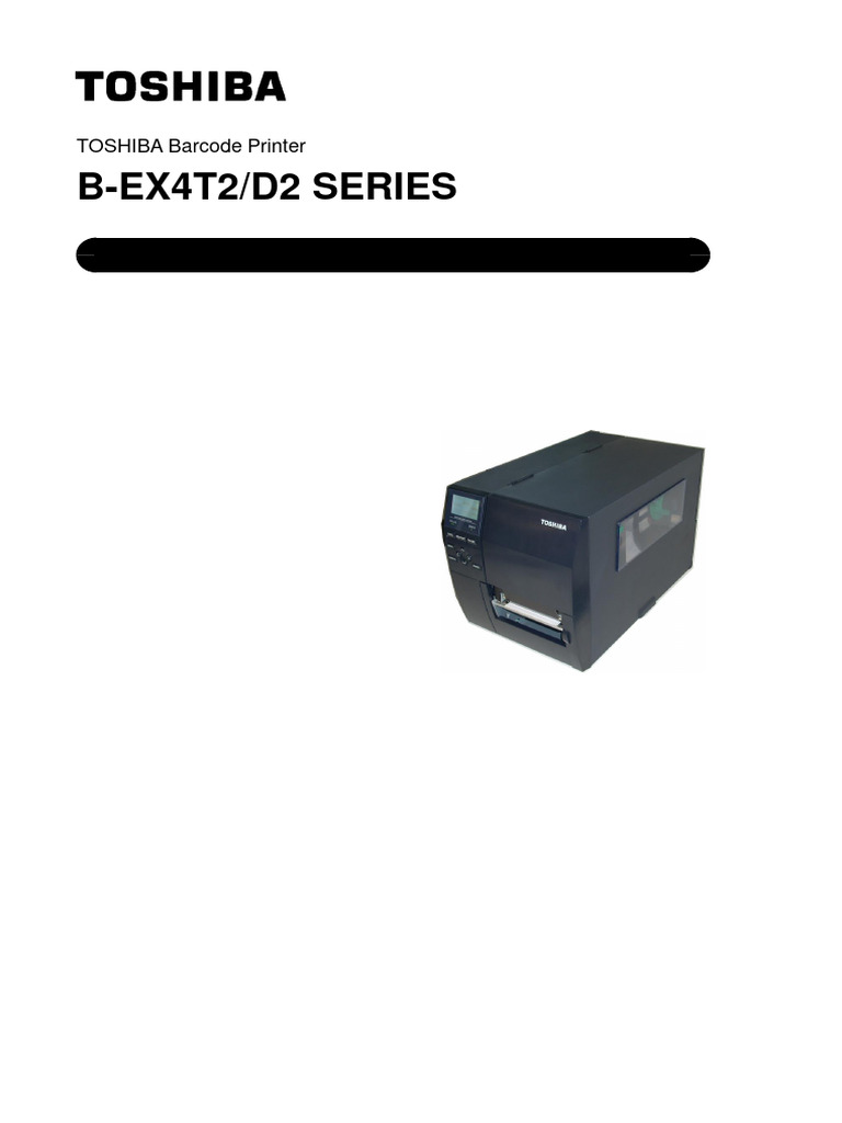 Toshiba B-EX4T2 Series Manual | PDF | Printer (Computing) | Ac Power ...