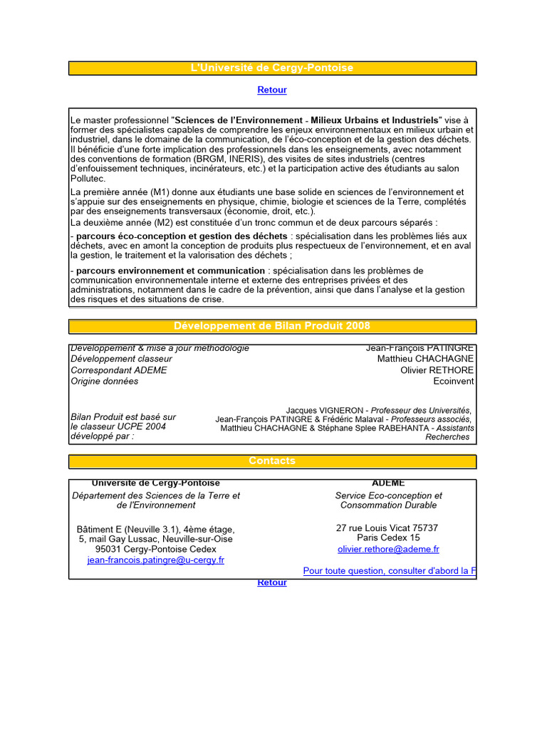 Bilan Produit et Eco-conception 2023 | PDF | Analyse du cycle de vie ...