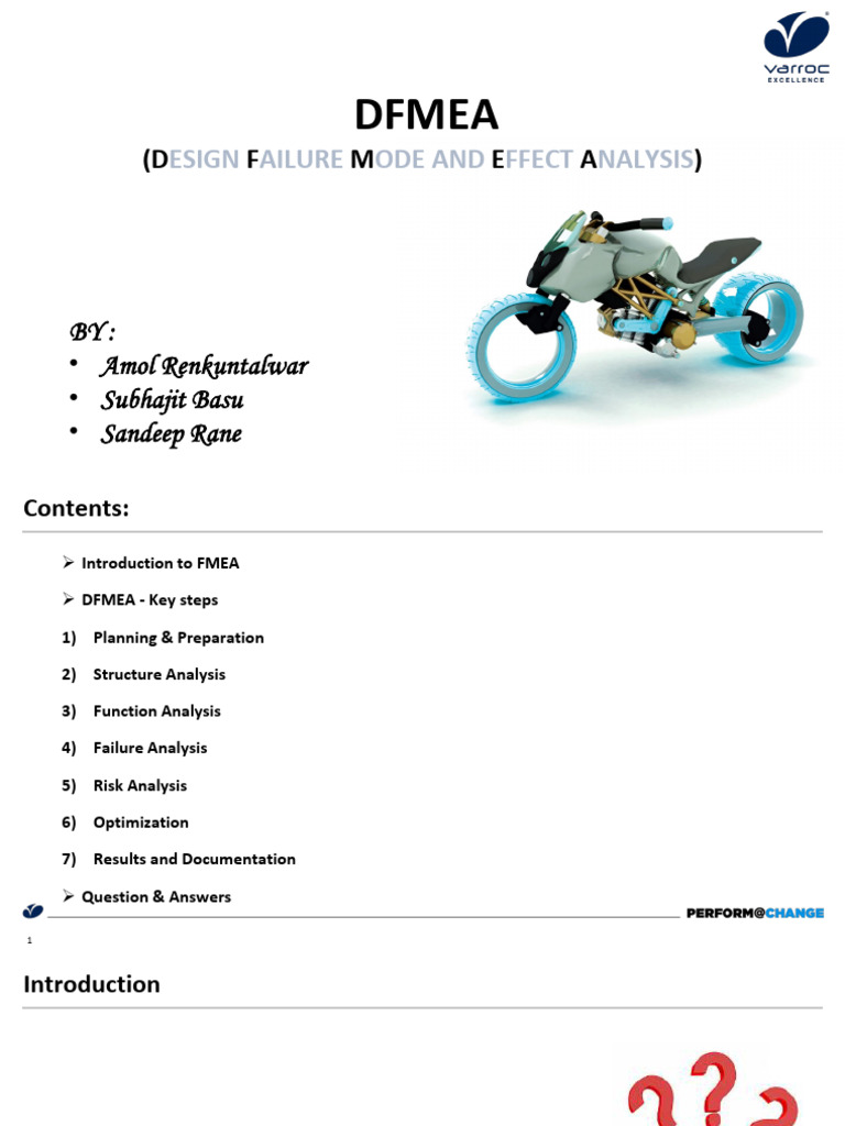DFMEA_Training Manual | Download Free PDF | Reliability Engineering ...