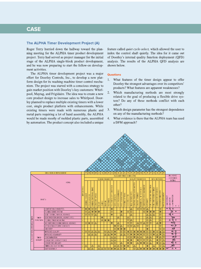 Case 05 The Alpha Timer | PDF