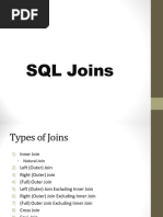 SQL Joins Cheat Sheet | PDF | Sql | Databases