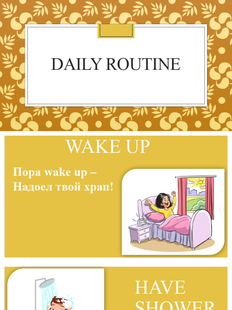 Daily Routine | PDF
