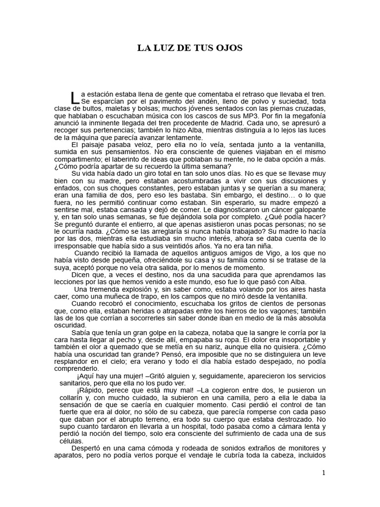 La Luz de Tus Ojos | PDF